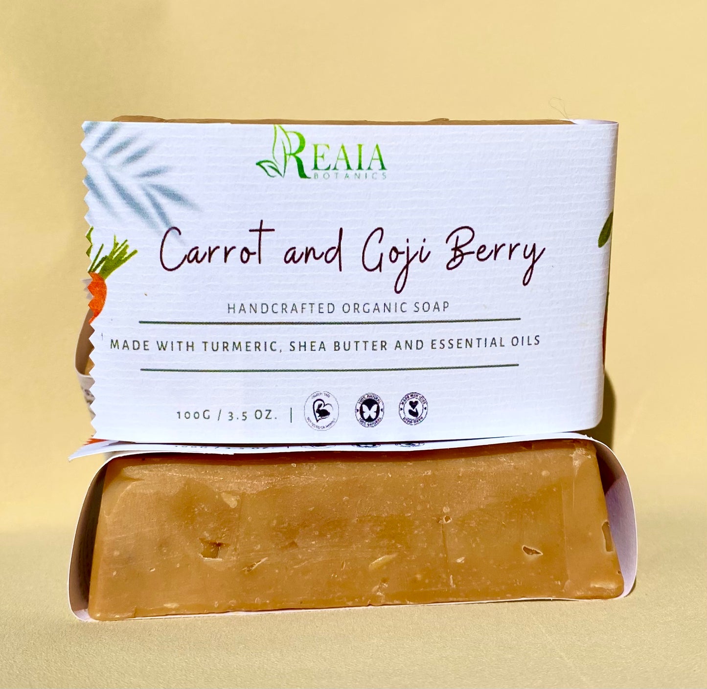 Carrot and Goji Berry Bar Soap